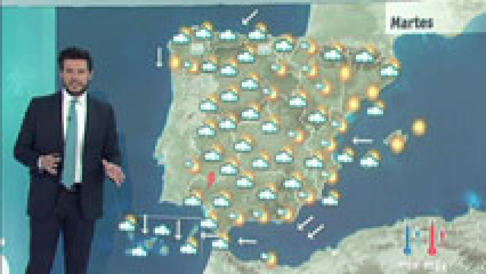 El tiempo: Temperaturas en ascenso en el centro y noreste de la Península | RTVE Play