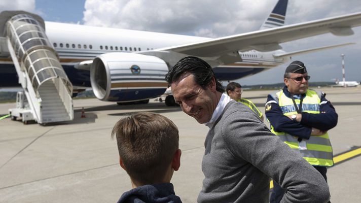 Telediario 1 - El Sevilla llega a Basilea con la ilusión de volver con la quinta Europa League