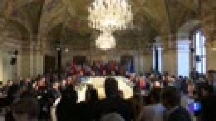 Telediario 1 - Escasos avances en la crumbre internacional sobre Siria celebrada en Viena