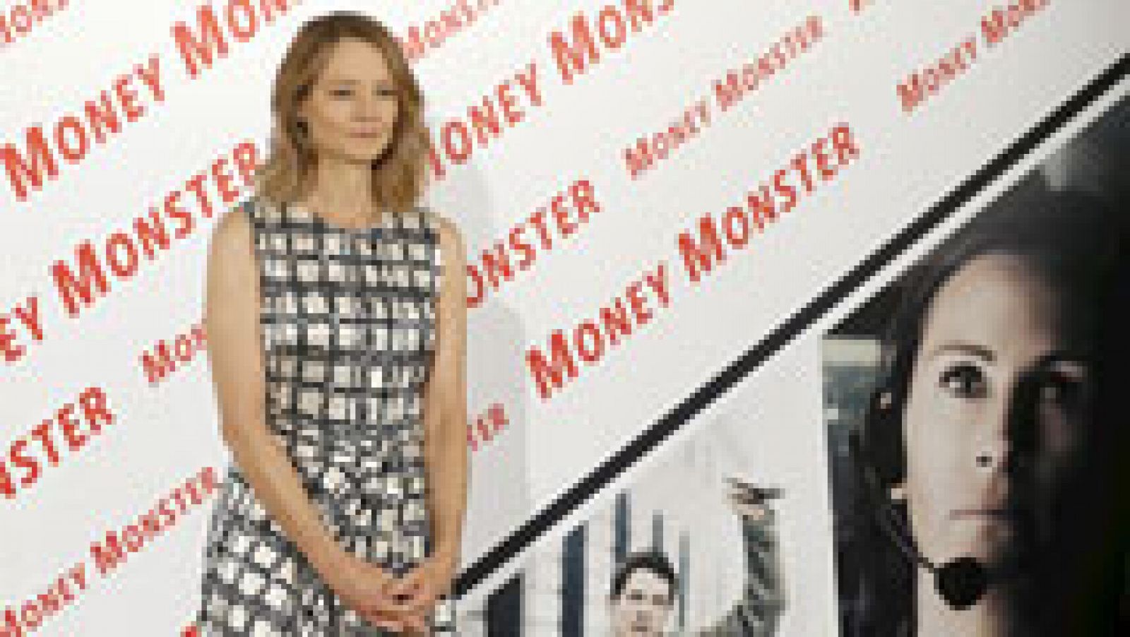 Telediario 1: Tras su paso por el festival de Cannes, Jodie Foster directora de la película 'Money Monster' está en Madrid | RTVE Play