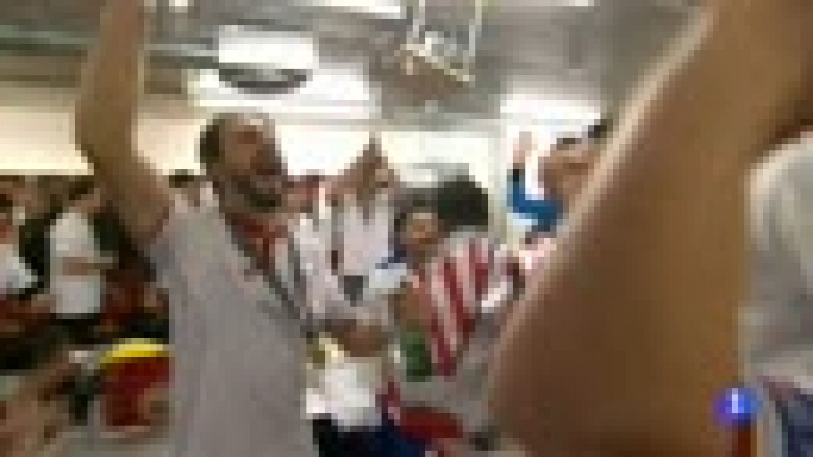 Celebración del Sevilla de la Europa League en el vestuario