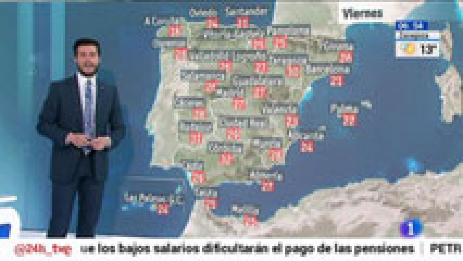 Temperaturas en ascenso excepto en el área mediterránea - El tiempo | Ver