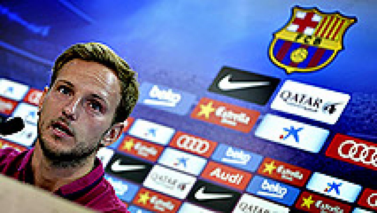 Telediario 1: Rakitic: "La temporada ha sido espectacular y no depende de la final de Copa" | RTVE Play