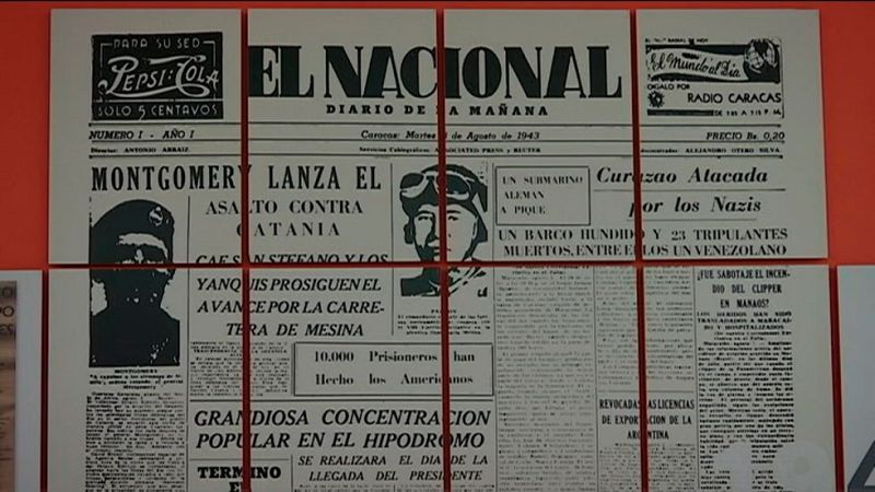 La historia de la prensa venezolana empieza a escribir páginas en negro