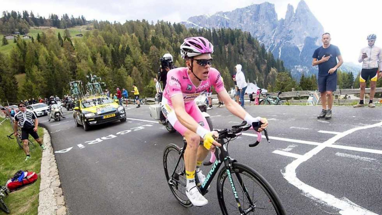 Ciclismo - Giro de Italia, 15ª Castelrotto - Alpe di Siusi (2ª parte) - ver ahora