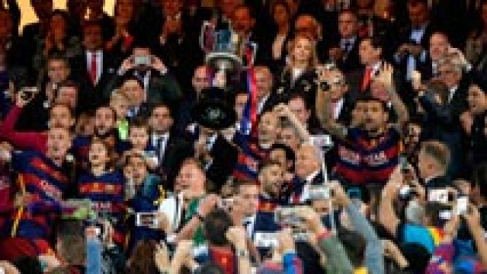 El Barça da un golpe sobre la mesa con su doblete