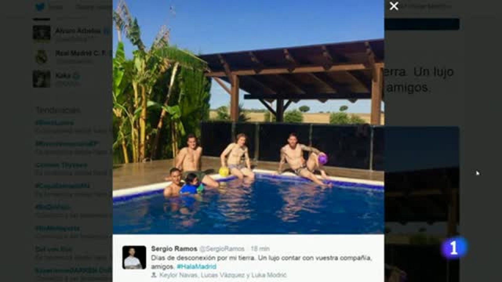 La plantilla del Madrid disfruta de su descanso | Ver