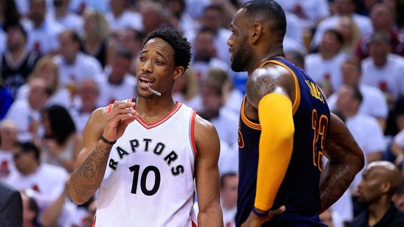 Un gran partido de DeRozan y Lowry ha provocado la segunda victoria consecutiva de Toronto sobre Cleveland en la final de la Conferencia Este, que está igualada, con dos victorias para cada equipo.