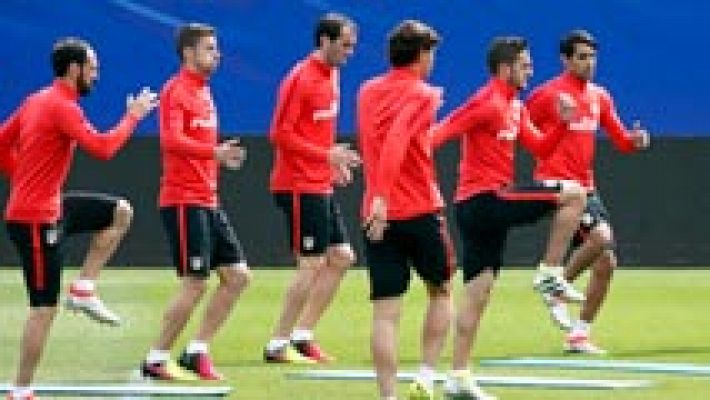 El Atlético prepara la final de Champions fiel a su filosofía