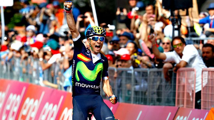  - Valverde gana la decimosexta etapa, Kruijswijk sigue líder en el Giro