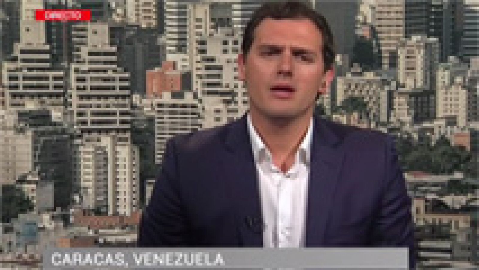 La noche en 24h: Albert Rivera: "La mayoría de los venezolanos están hartos de esta situación económica y política" | RTVE Play