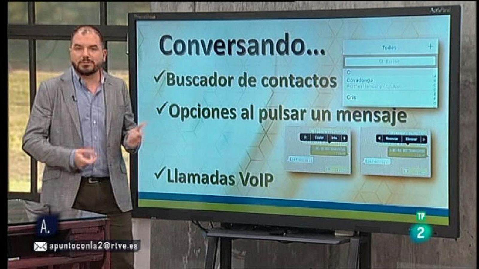 A punto con La 2 - Redes sociales - Whatsapp