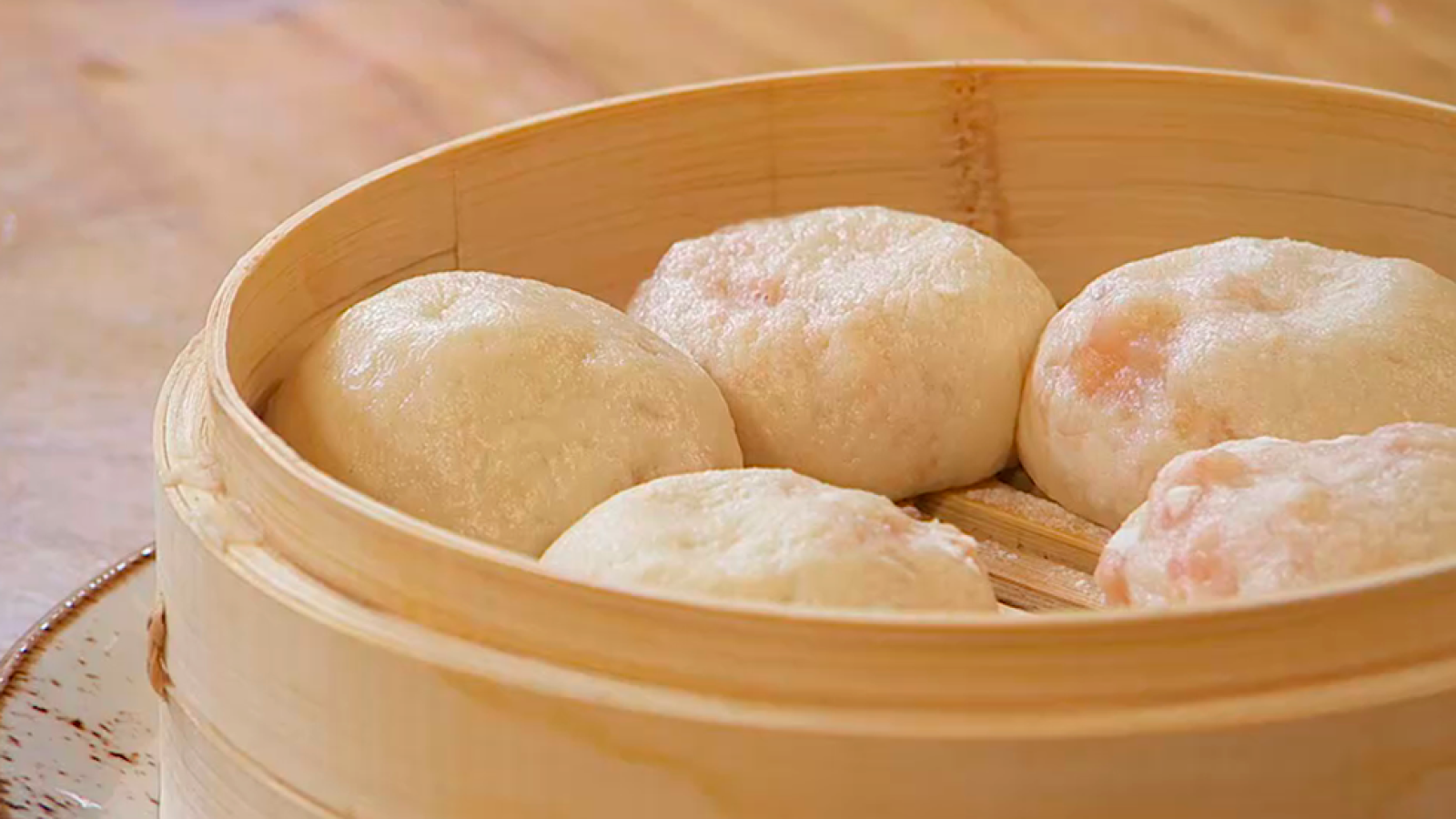 Panes al vapor rellenos