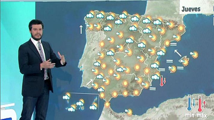 El tiempo - Temperaturas en ascenso en el centro peninsular