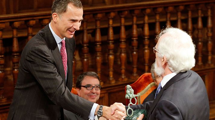  - Discursos de Forges y Felipe VI en la entrega del Premio Iberoamericano de Humor Gráfico Quevedos al dibujante