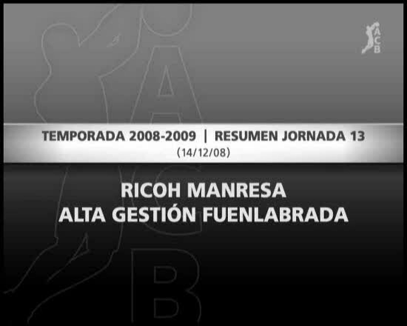 Ricoh Manresa 85-79 AG Fuenlabrada - Baloncesto en RTVE | Ver