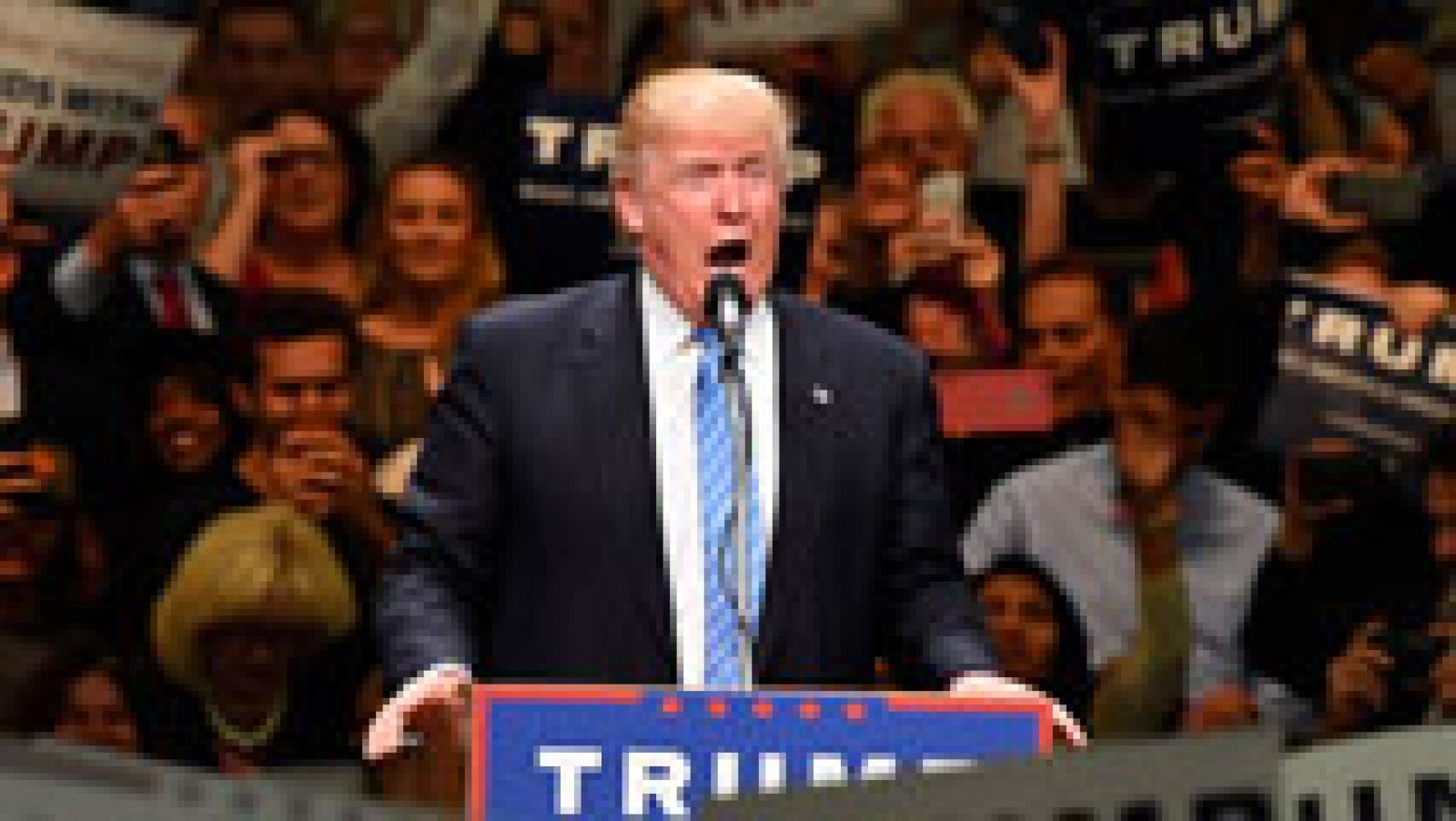 Telediario 1: Donald Trump propone debatir con Bernie Sanders | RTVE Play