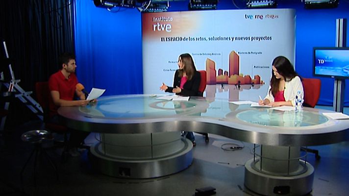 Telediario 1 - Termina el máster de periodismo en televisión de RTVE y la universidad Rey Juan Carlos