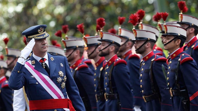 Los reyes presiden el día de las Fuerzas Armadas