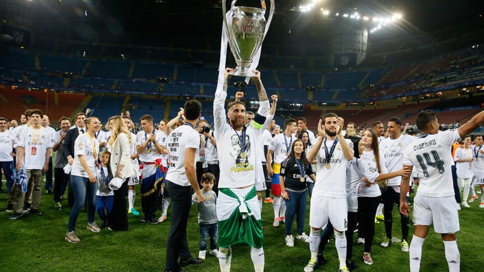 Alegría total en la plantilla madridista