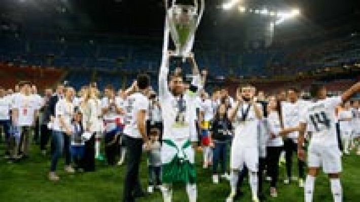 Telediario 1 - Alegría total en la plantilla madridista