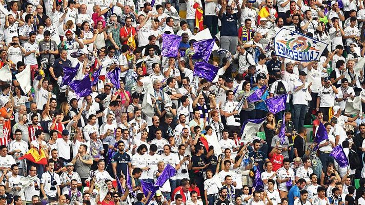 Las aficiones de Real Madrid y Atlético vibraron en San Siro