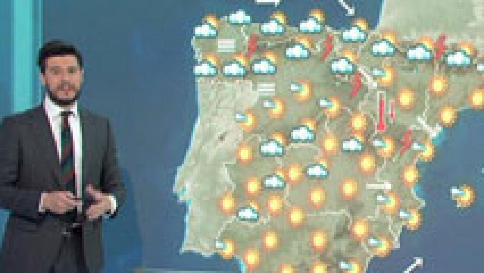 El tiempo: Lluvias en el norte peninsular | RTVE Play