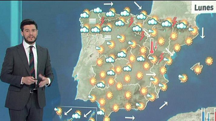 El tiempo - Lluvias en el norte peninsular
