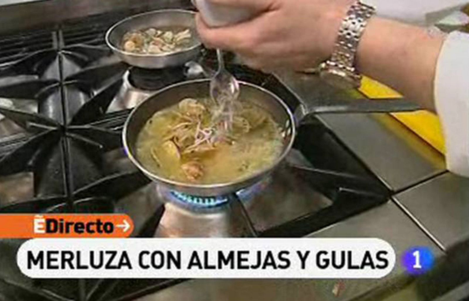 España Directo - merluza sobre almejas y gulas - RTVE Cocina | Ver