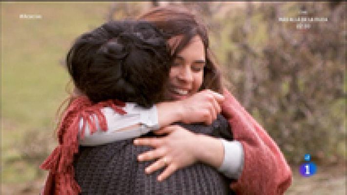 Leonor y Rosina encuentran oro en el río