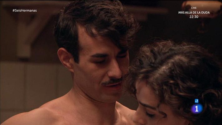 Seis hermanas - Celia le cura las heridas al inspector Velasco