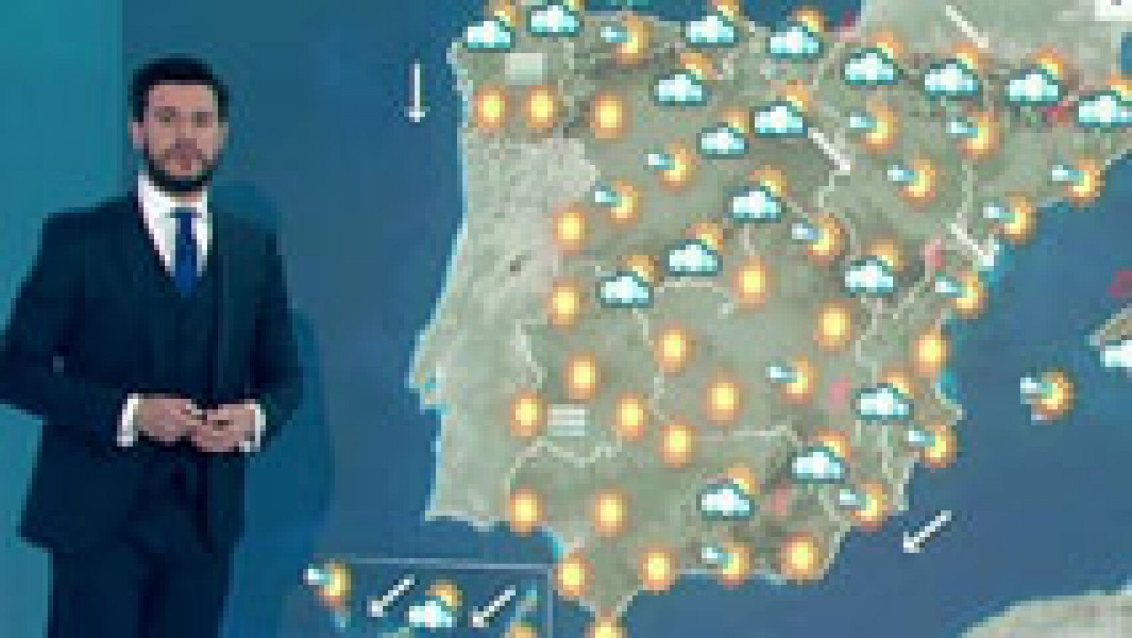El tiempo: Lluvias fuertes en Cataluña y viento muy fuerte en la desembocadura del Ebro | RTVE Play