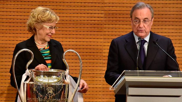 Telediario 1 - El Madrid dedica la undécima a las víctimas de la peña madridista en Irak