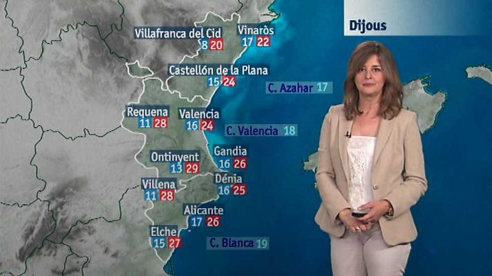 L'informatiu - Comunitat Valenciana - El tiempo en la Comunidad Valenciana - 01/06/16