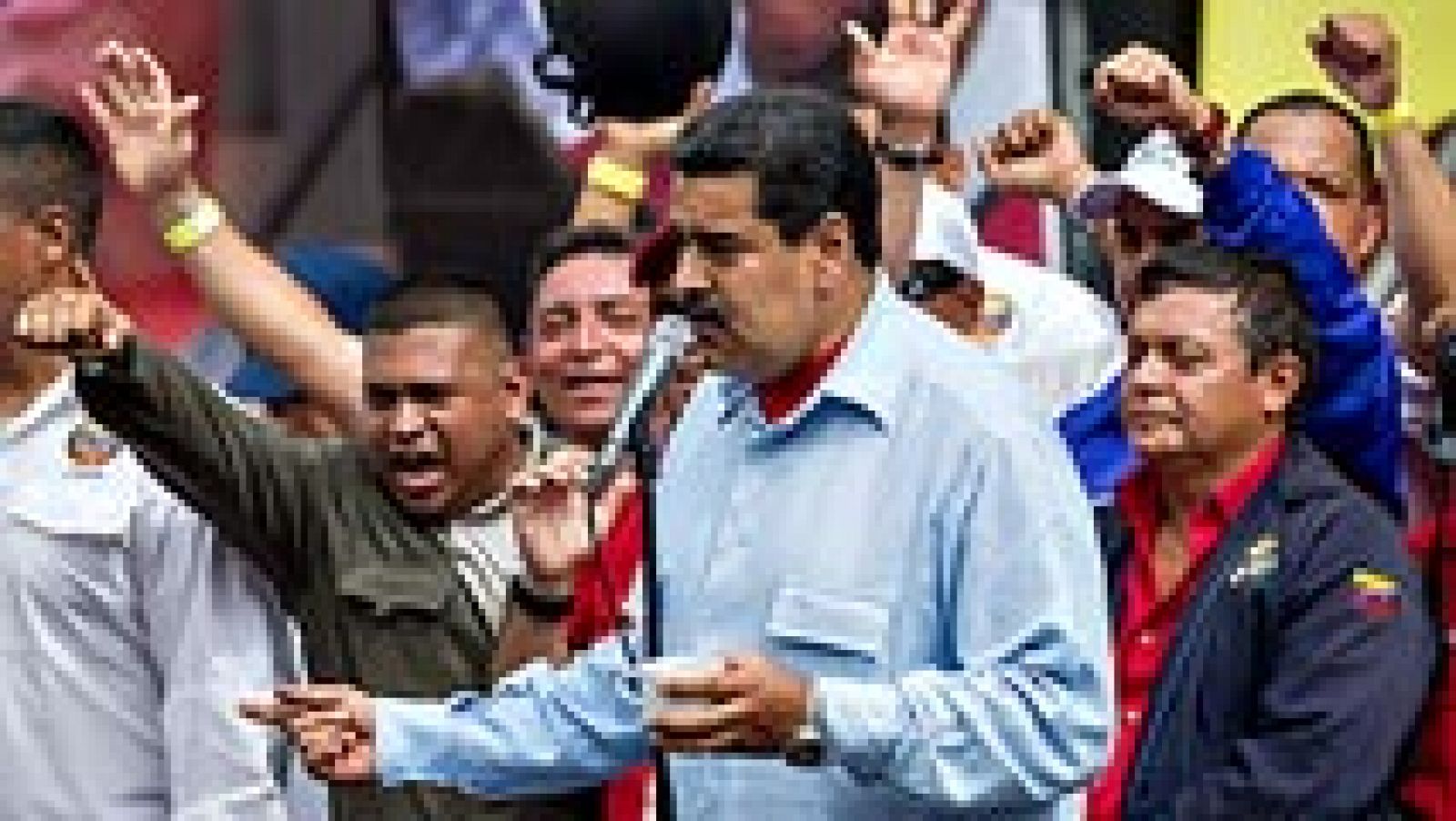 Telediario 1: Maduro carga contra el secretario de la OEA: "Métete la carta en un tubito"   | RTVE Play