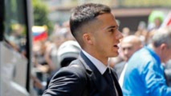 Telediario 1 - El internacional Lucas Vázquez, ídolo en su Curtis natal