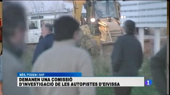 Informatiu Balear - Demanen una comissió d'investigació sobre les autopistes d'Eivissa