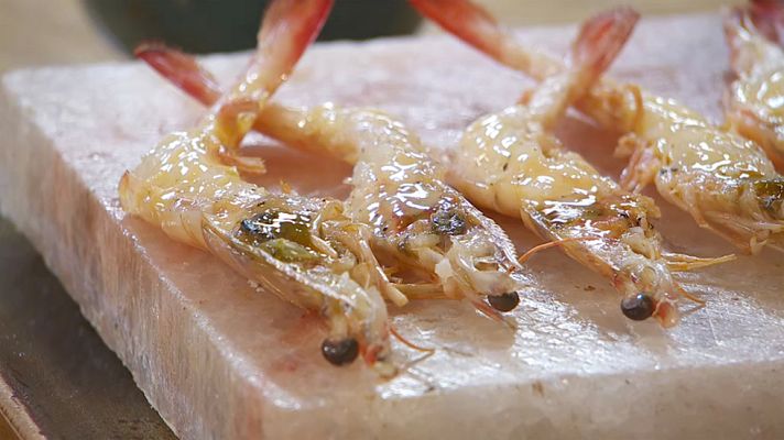 RTVE Cocina - Langostinos con emulsión de limón