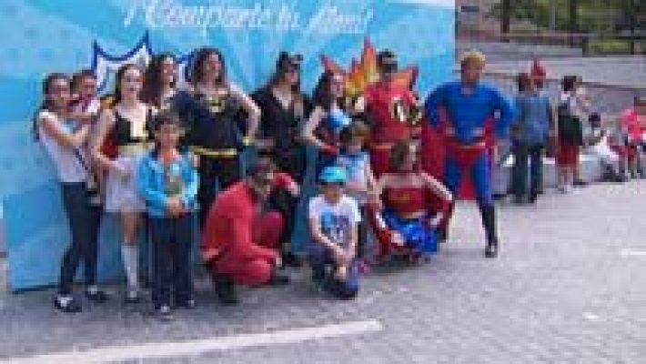 Telediario 1 - Más de 1.000 voluntarios participan en varias actividades contra la exclusión infantil