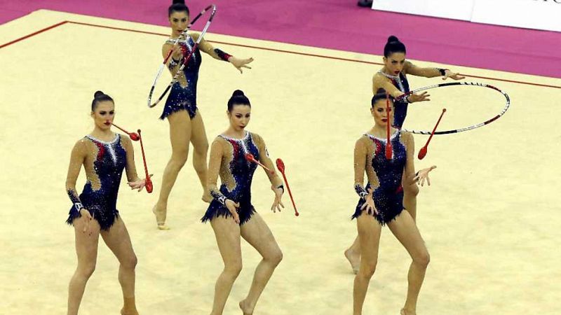 Gimnasia Rítmica Copa Del Mundo El Conjunto Español Logra El Oro En Guadalajara Rtvees 7598