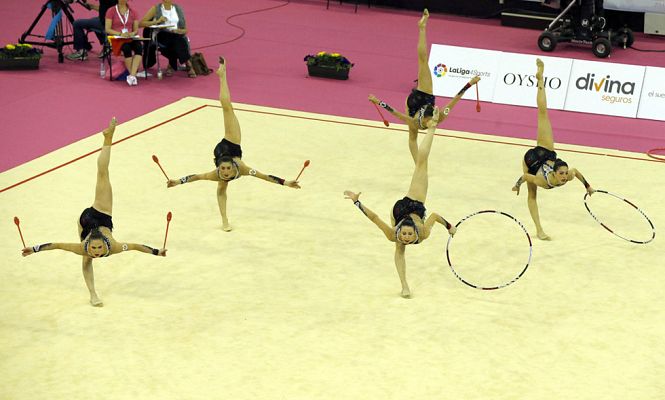 Telediario 1 - El conjunto español de rítmica logra el oro en la Copa del Mundo de Guadalajara