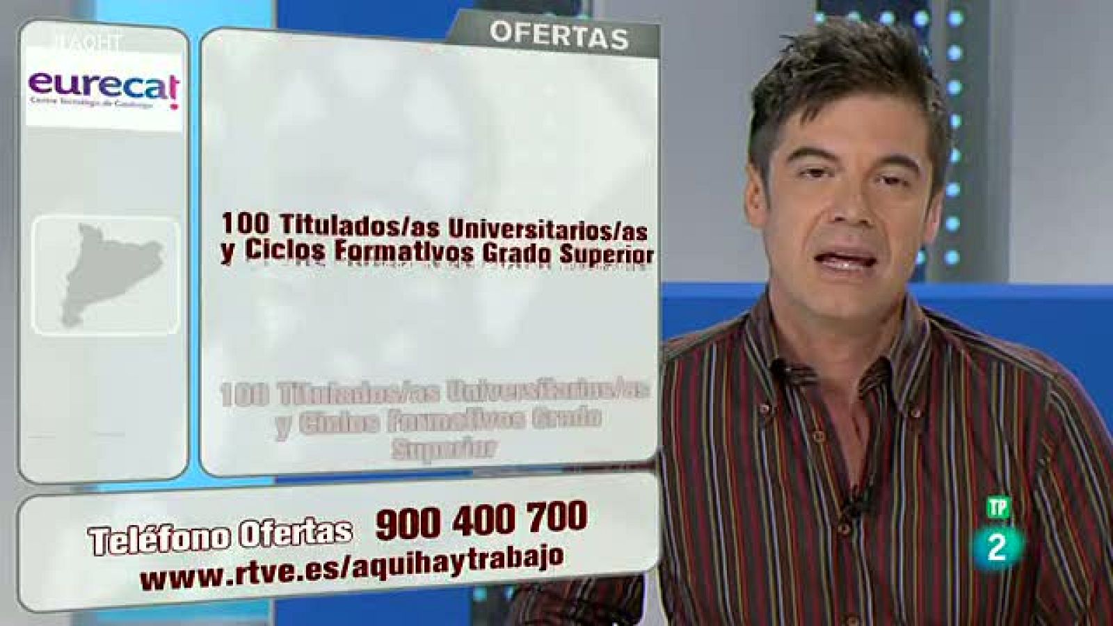 100 contratos en prácticas - Aquí hay trabajo | Ver