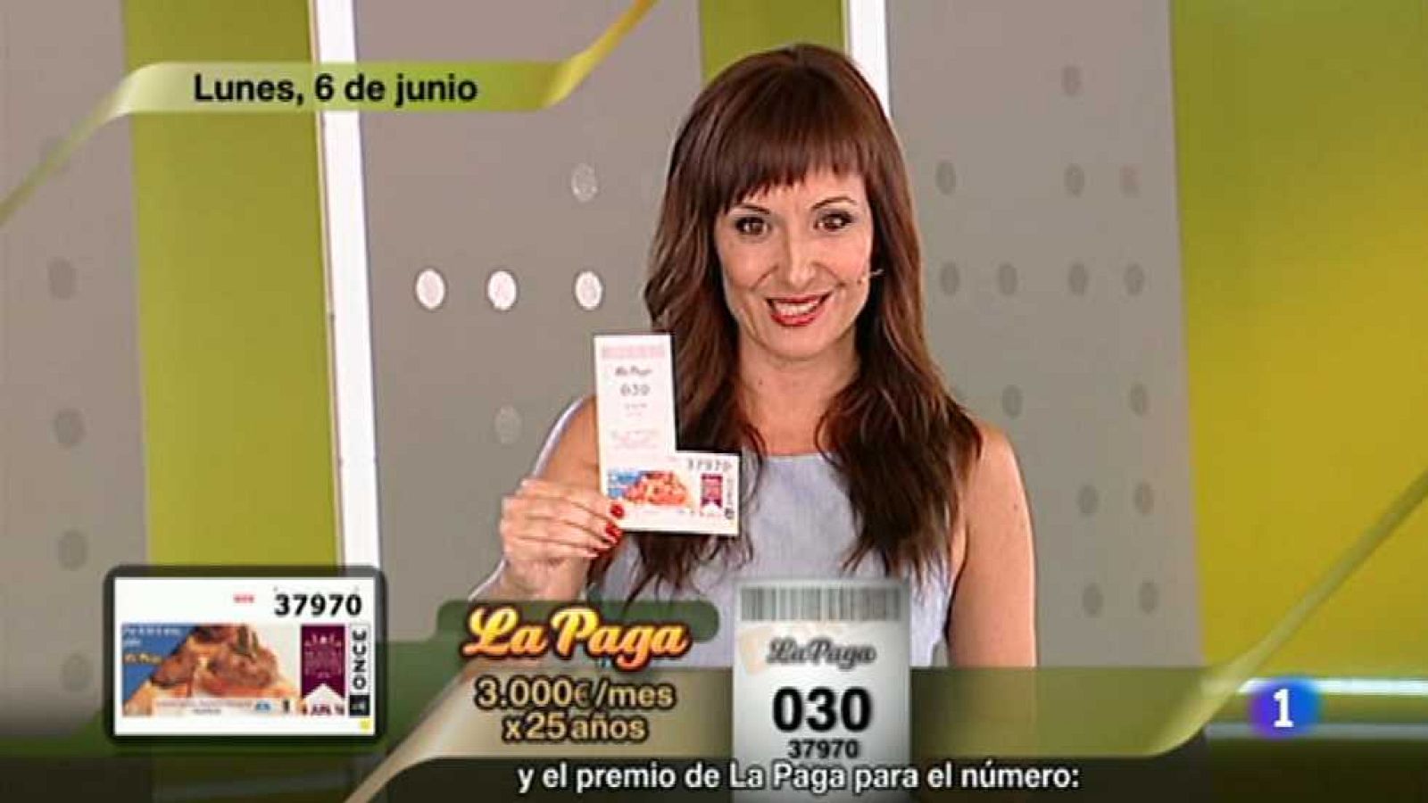 Sorteo ONCE - 06/06/16 - ver ahora