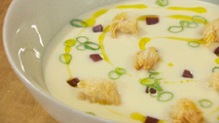 Vichyssoise con manzana