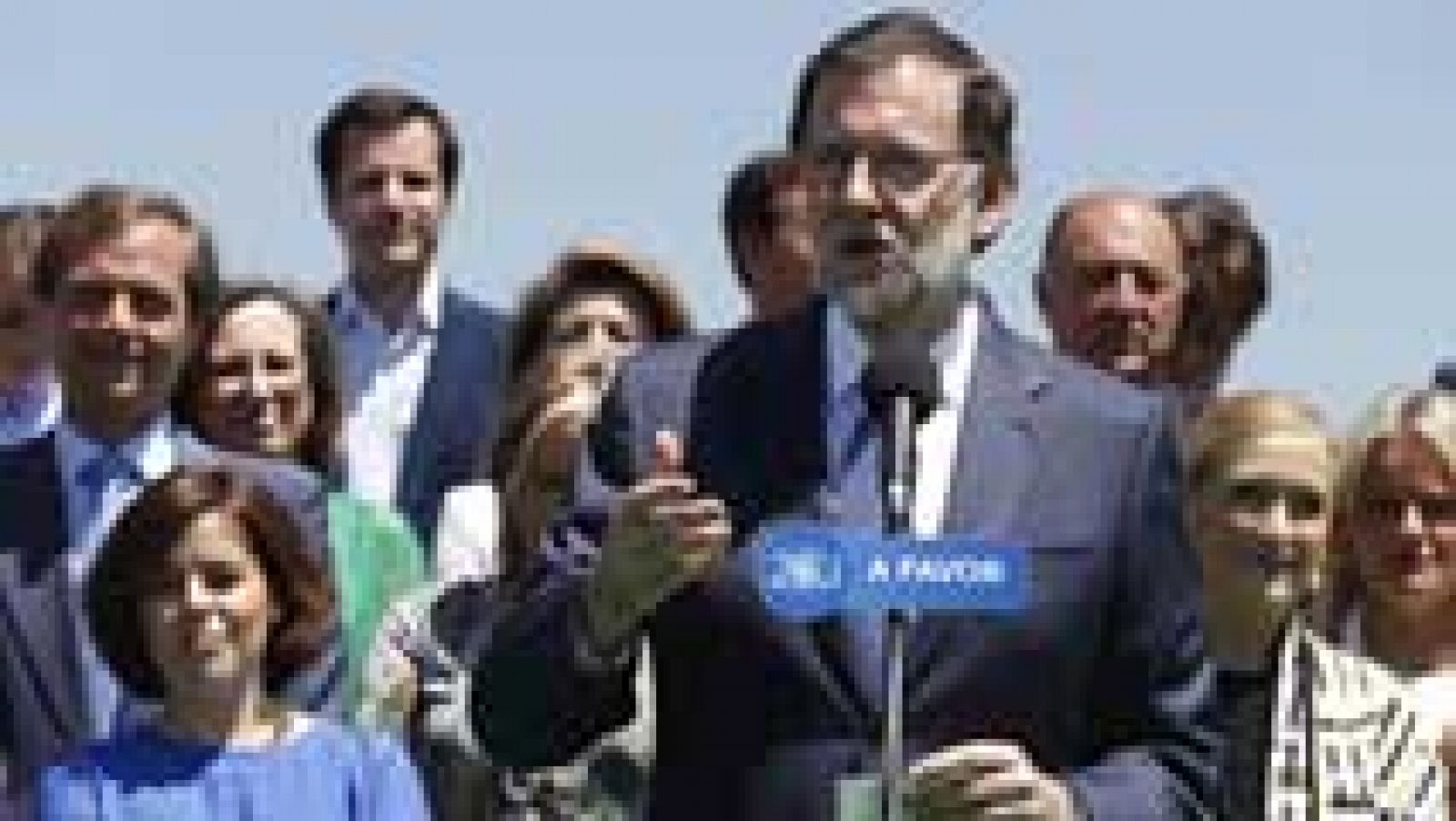 Telediario 1: Rajoy:  "Estamos a mitad de la tarea, pero vamos en la dirección correcta' | RTVE Play