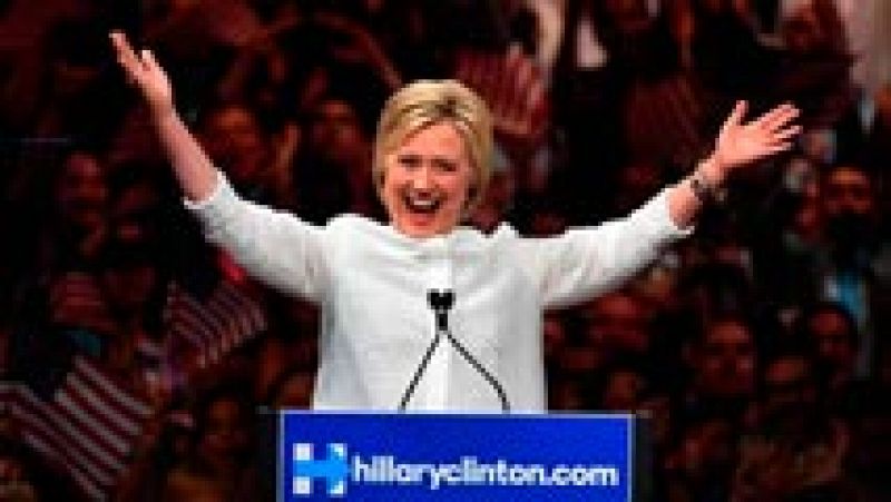 Hillary Clinton consigue los delegados suficientes para ser proclamada como candidata demócrata a la presidencia