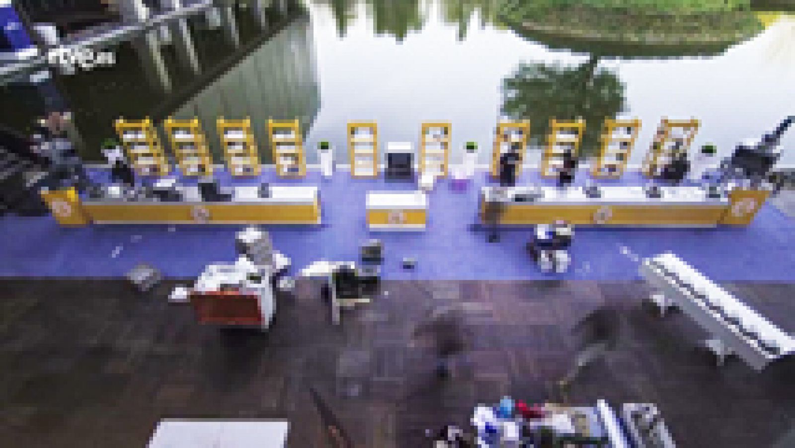 MasterChef 4 - Así se montan las cocinas en los exteriores