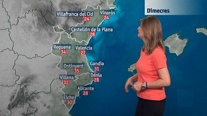 L'informatiu - Comunitat Valenciana - El tiempo en la Comunidad Valenciana - 08/06/16