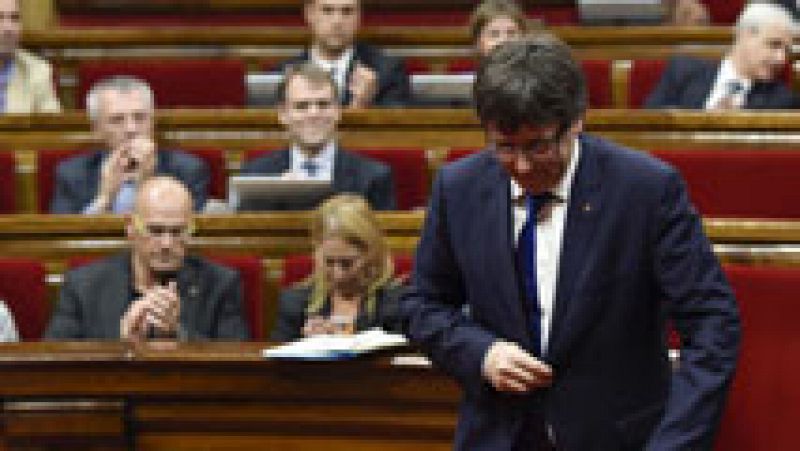 Puigdemont convocará elecciones si no supera la cuestión de confianza en septiembre