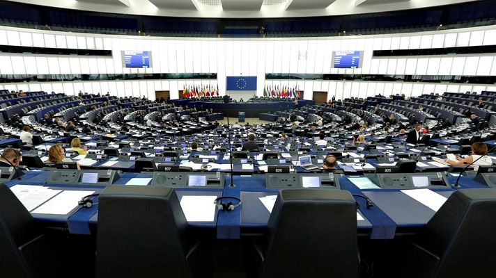 Telediario 1 - El Parlamento Europeo aprueba una resolución para que Venezuela libere a "los presos políticos"